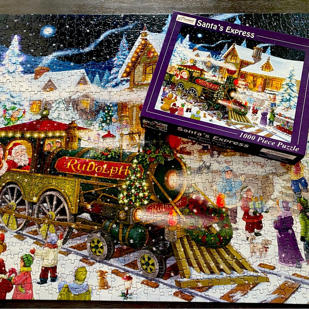 Santa’s Express 1000 piece puzzle